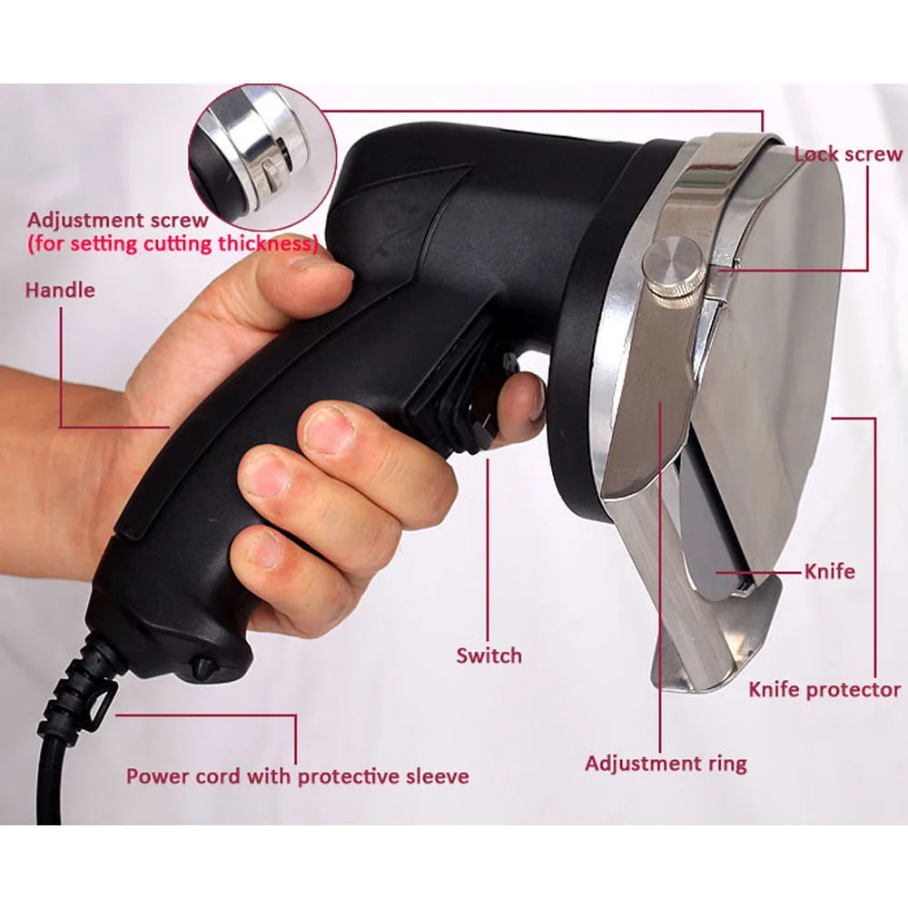 ITOP слайсер для кебаба Электрический шаурмы Gyros нож резки мяса кухонный Экстра