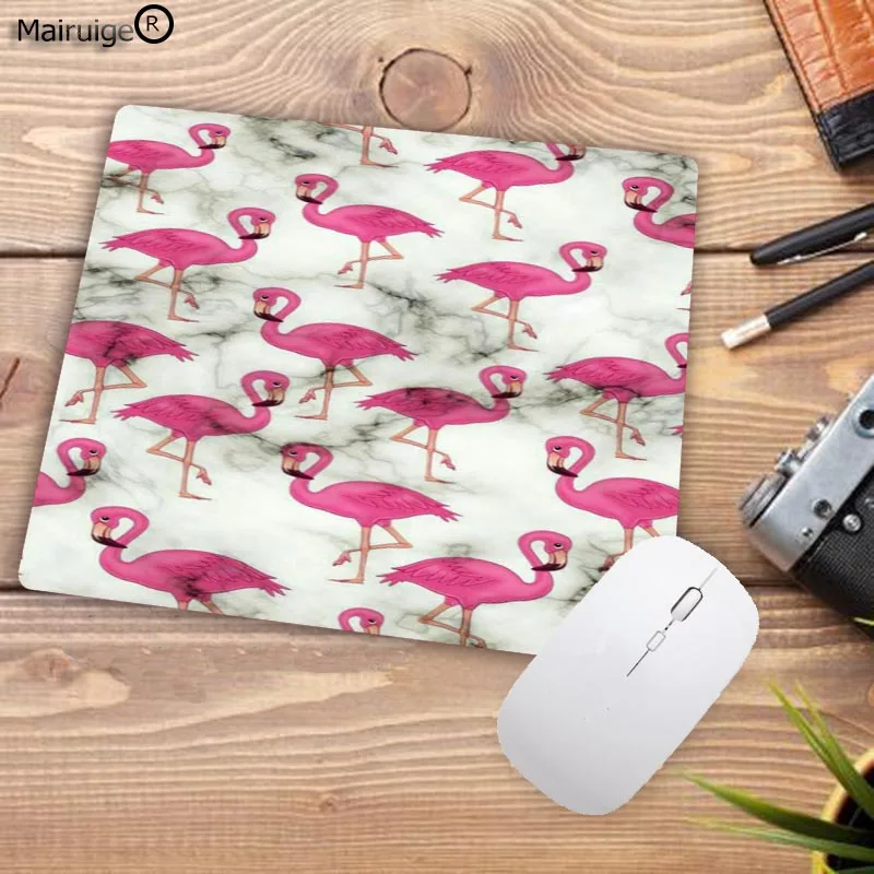 Mairuige 22X18CM Мышь pad Розовый фламинго стол матовой поверхностью Водонепроницаемый