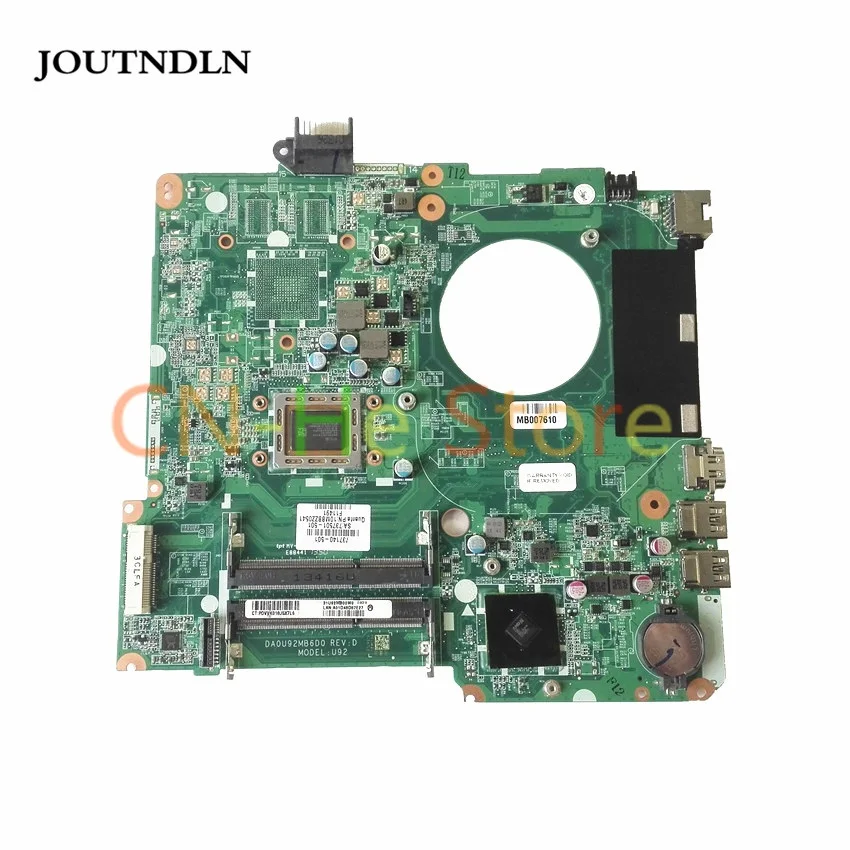 JOUTNDLN FOR HP 15-N Series Laptop Motherboard DA2U92MB6D0 737140-001 737140-501 Integrated Graphics w/ for A8-4555M