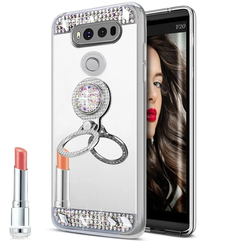 1 шт. для LG K4 K7 K8 K10 2017 Стилус 2 3 вращающаяся подставка Алмазный роскошный