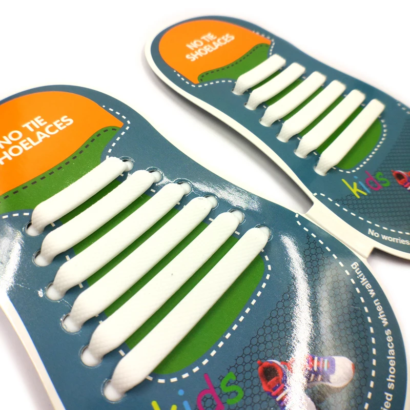Оптовая продажа 50 комплектов детские спортивные шнурки без шнурков эластичные