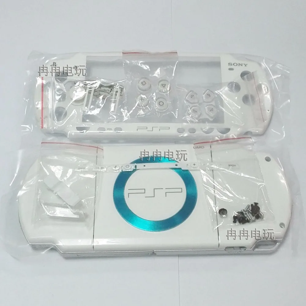 Чехол белого цвета для консоли PSP 2000 чехол с кнопками бесплатная доставка|Чехлы| |