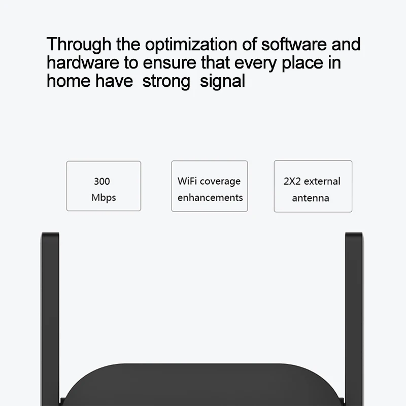 Оригинальный Xiao mi WiFi усилитель Pro 300 Мбит/с Repetidor повторитель сигнала крышка 2 4G