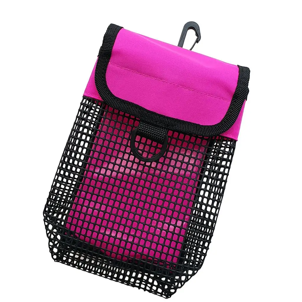 Perfeclan Ultralight Compact Mesh Gear Bag Pouch &amp Clip for Scuba Diving Reel Bolt Snap SMB Safety Marker Buoy Equipment | Спорт и