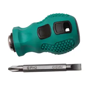 Набор двусторонних отверток 2 в 1, крестовина короткая отвертка, магнитный, короткий, для ремонта