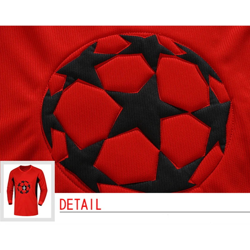 2019 мужская футбольная форма вратаря чистые футбольные Защитные комплекты из