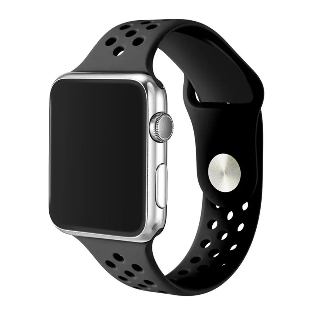 Силиконовый спортивный браслет для Apple Watch iWatch Series 1 2 3 Nike+.