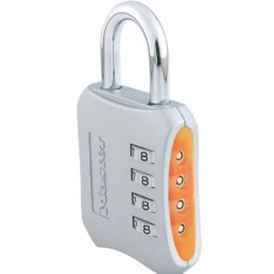 653D Orange Главный замок, 4 цифры, пароль, безопасный замок, сплав цинка, комбинация, безопасность для путешествий, безопасный кодовый замок, комбинация, замок, широкая скоба - Цвет: 653D Orange