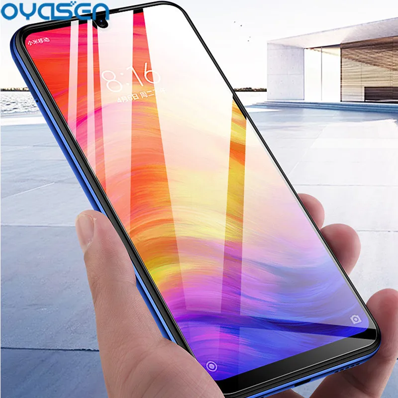 Закаленное стекло для Xiaomi Redmi Note 7 Взрывозащищенная защита от синего света экрана