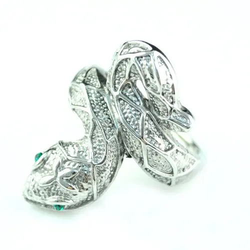 Хип хоп античное кольцо в стиле стимпанк змеи питона для мужчин ювелирные