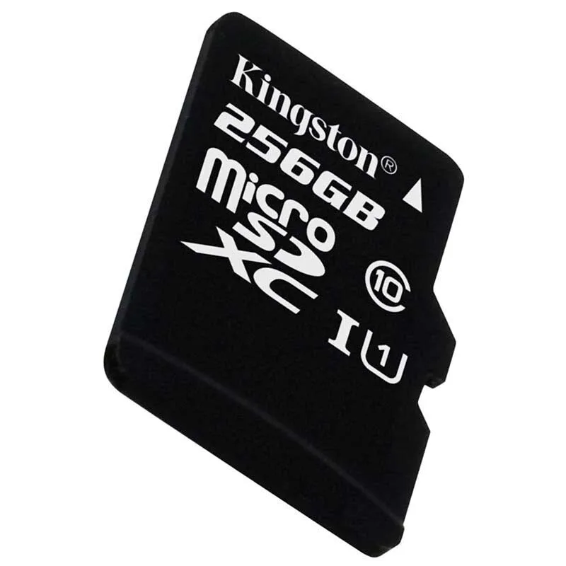 Kingston 100% Оригинальная карта Micro SD класс 10 256 Гб памяти C10 мини SDHC SDXC TF для смартфона