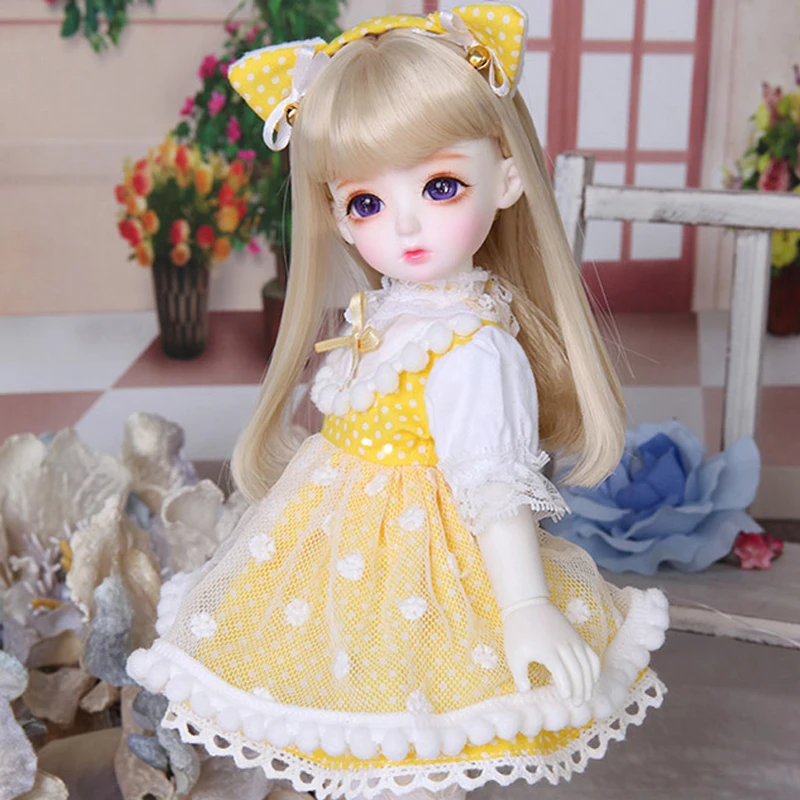 Новое поступление полный комплект 1/6 BJD кукла BJD/SD милая Delf Hanael из смолы для