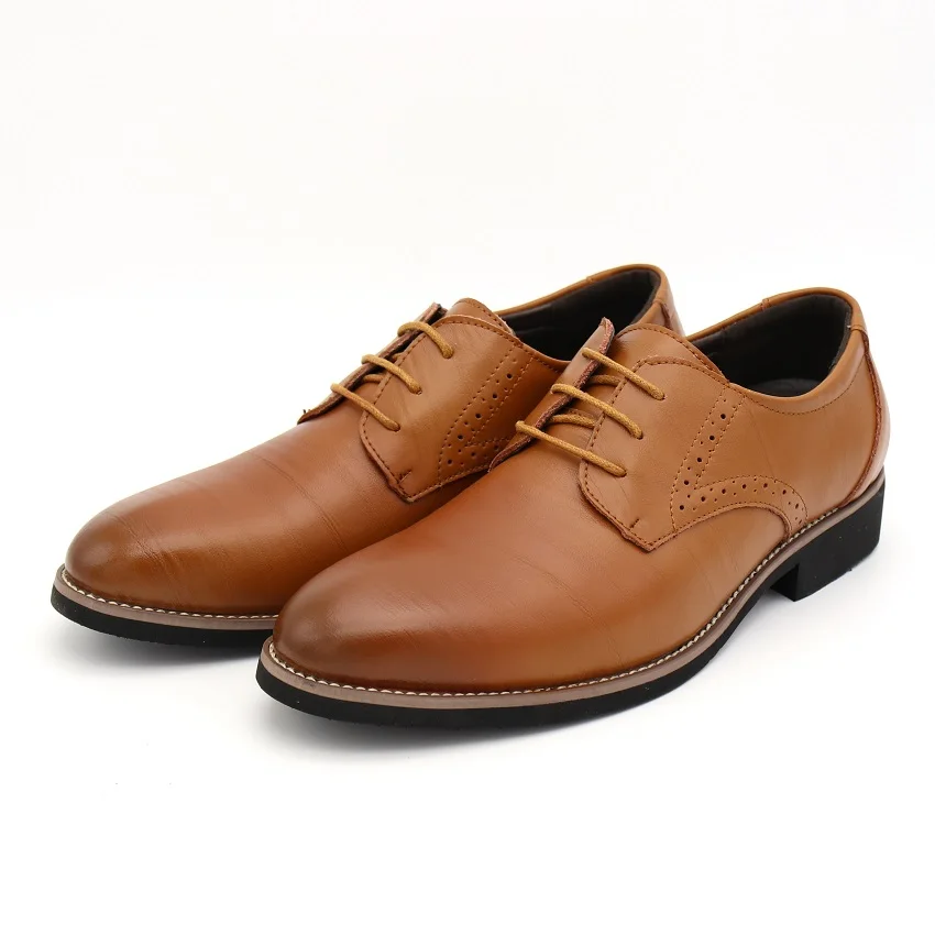 BIMUDUIYU Туфли-оксфорды высокого качества Мужские броги деловая модельная обувь bullock на шнуровке Мужская официальная обувь размера плюс 38-48
