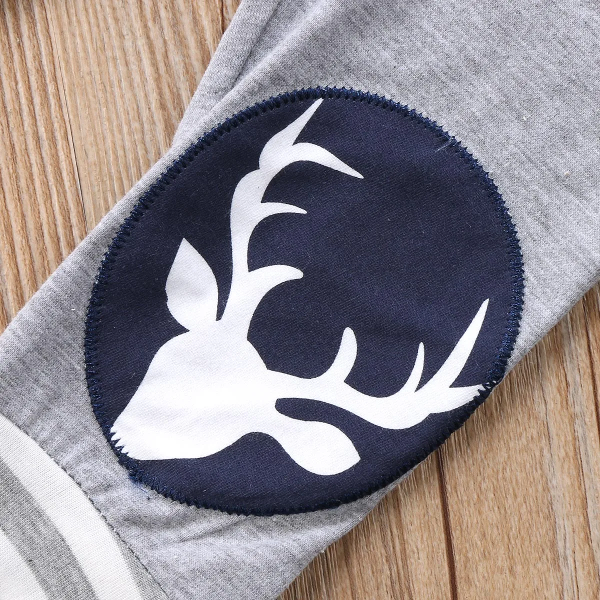 PUDCOCO Baby Christmas Hooded Top Pants 2pcs Casual Boys Deer Long Sleeve Tops Outfits Set Clothes New |