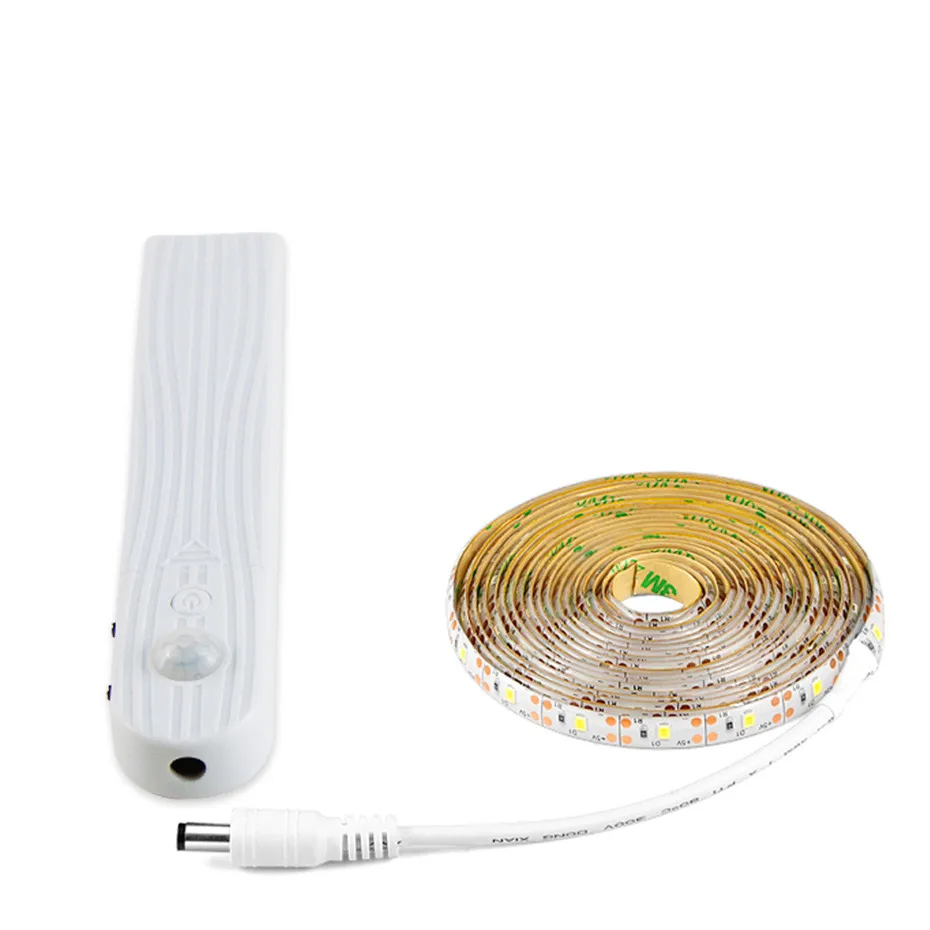Motion Sensor 5 в PIR датчик движения USB светодиодные полосы света водонепроницаемый светодиодный свет под шкафом 2835SMD 1 м/2 м/3 м датчик движения шкаф настенный светильник - Испускаемый цвет: Motion Sensor