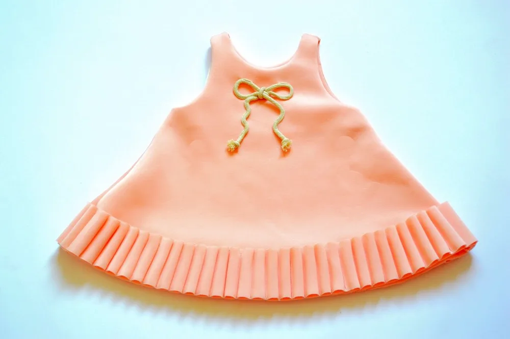 Baby Girls Dress Brand Summer Beach Style 3D Bow tie dress Party Dresses For Vintage Toddler Girl Clothing 2-8Yrs | Детская одежда и