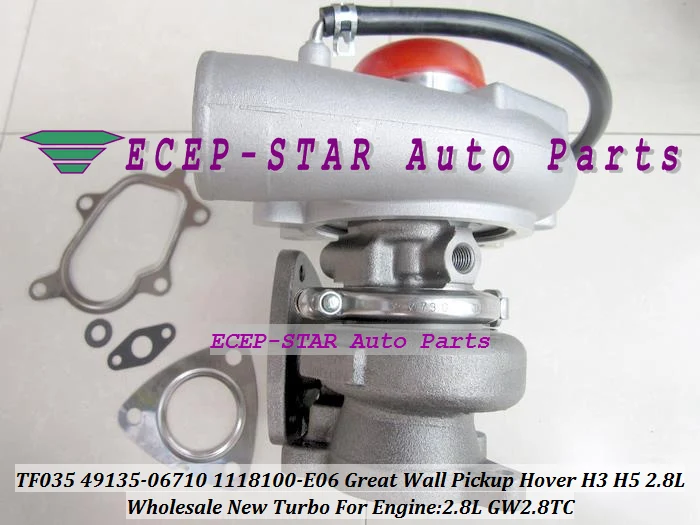 Бесплатная доставка турбо для Great Wall Hover H3 H5 Haval 2.8L GW2.8TC TF035 49135 06710 4913506710 1118100 E06
