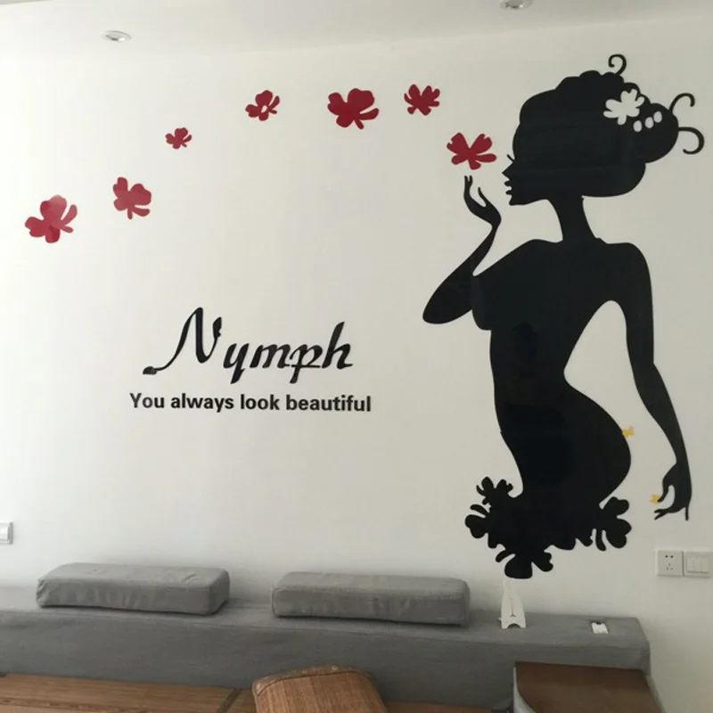 Nymph красивая девушка дизайн оптимизированный акриловый наклейки DIY Декор