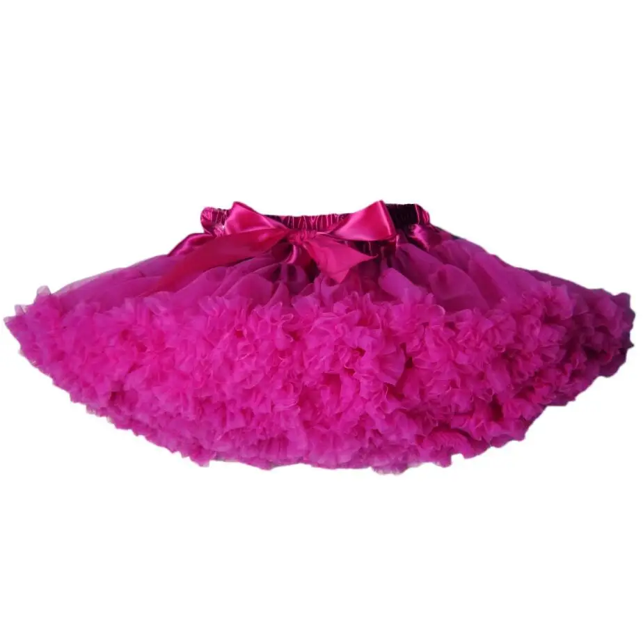 Rose Red Детские юбки-пачки из одноцветной сетчатой ткани для девочек 1-10 лет, юбка-американка принцессы для танцев, детское платье принцессы для дня рождения, детское платье принцессы с вуалью - Цвет: Rose Red