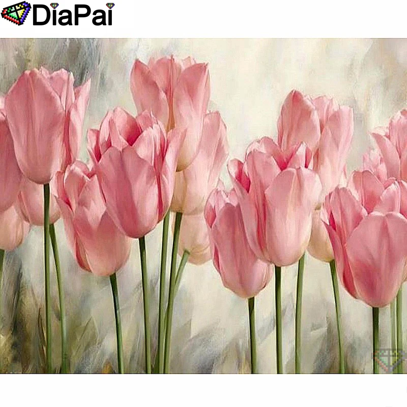 

DIAPAI Diamond Painting 5D DIY 100% Full Square/Round Drill "Flower landscape" Diamond Embroidery Cross Stitch 3D Decor A24748