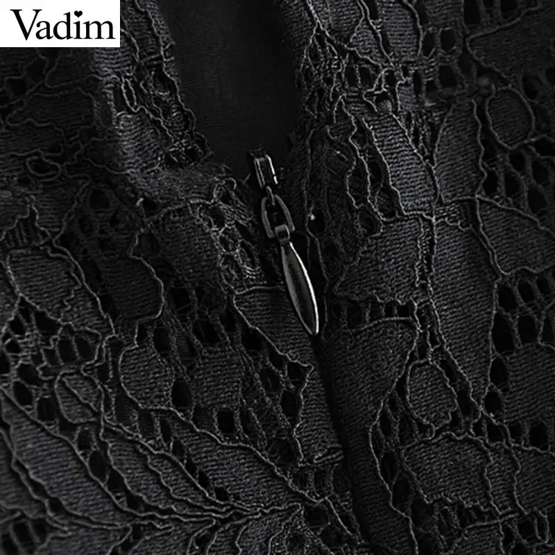 Vadim женское стильное белое черное мини-платье с вышивкой и коротким рукавом