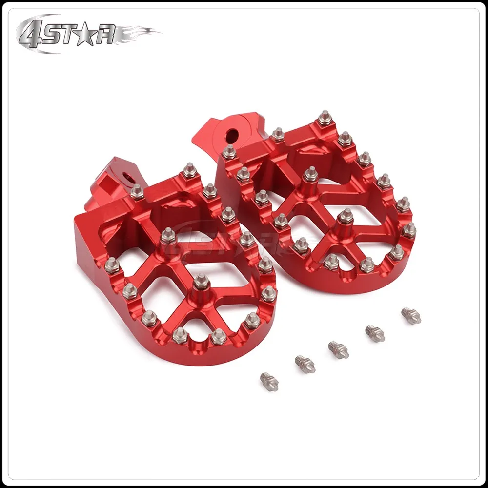 CNC мотоциклетные подножки педали Подставки для HONDA XR50R XR70R XR80R XR100R 2000 2001 2002 2003 2004 2005 00 01 02 03 04 05
