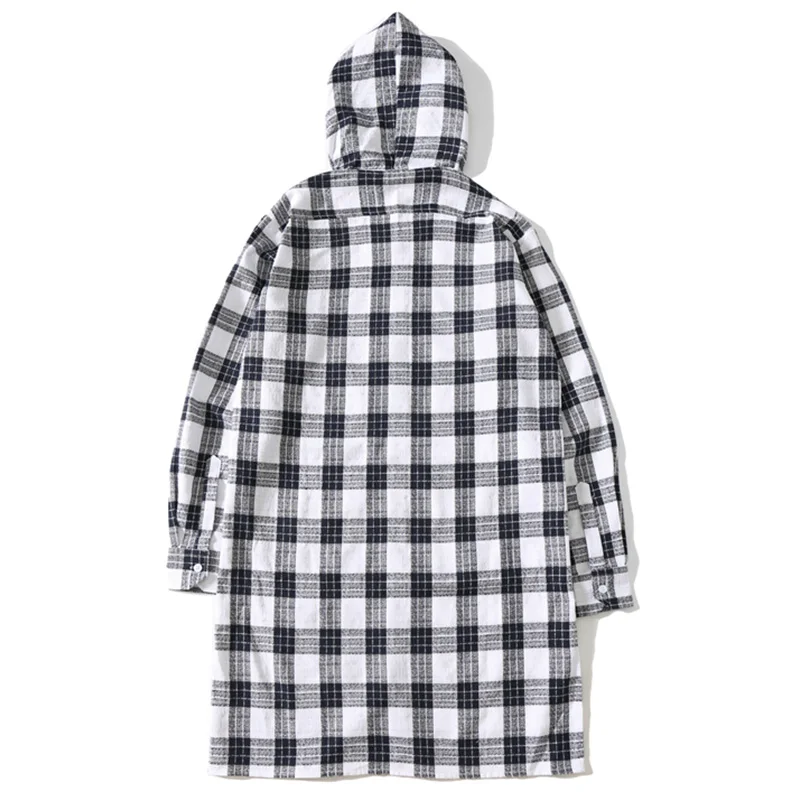 2018 Для мужчин клетчатая рубашка с длинными рукавами свободные осень мужской