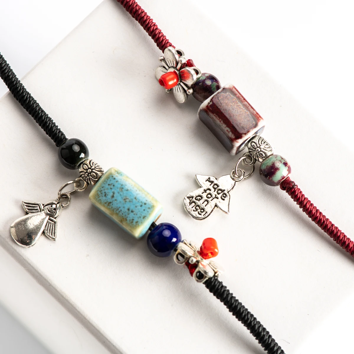 DIY Boho керамические браслеты, бисероплетение, Браслеты Boho керамические украшения для женщин, Прямая поставка# HY365