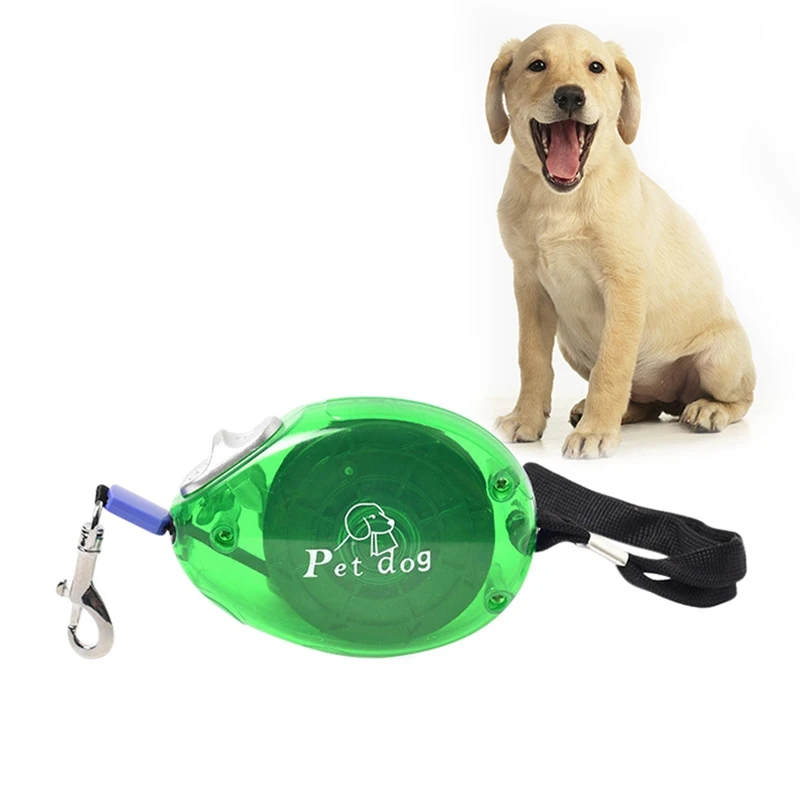 

Retractable Extending Outdoor Walking Dogs Supplies Automatic Leash (2.5m) for Dogs (below 10kg) to Train, Walk