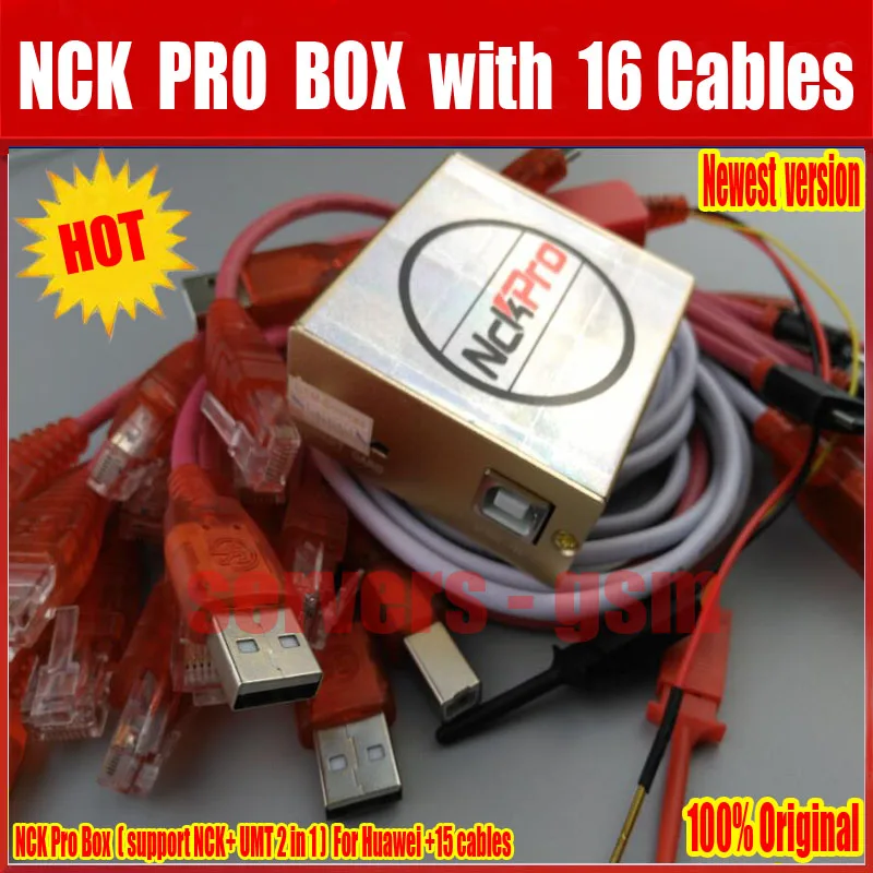 Новейшая версия оригинального NCK Pro Box 2 (поддержка + UMT в 1) для Huawei 16 кабелей|box box|box