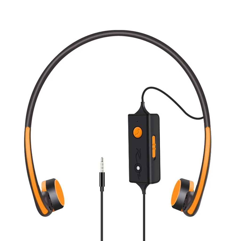 Bluetooth V4.1 3,5 мм проводные наушники с головкой для костной проводимости, водонепроницаемые наушники с шумоподавлением, беспроводные Спортивные bluetooth наушники с микрофоном