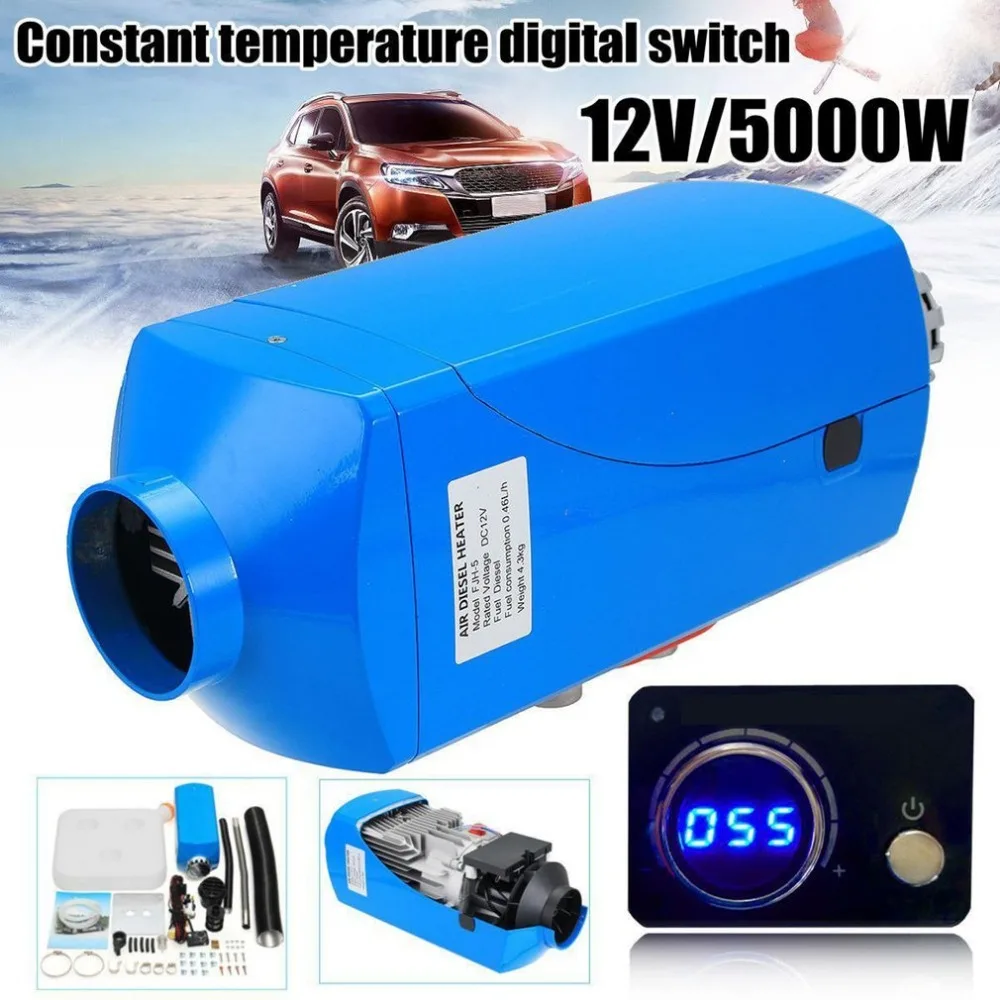12V 8000W Прочный Применение ЖК-дисплей Schalter автомобиля воздушный дизельный Обогреватель для автомобилей грузовых автомобилей лодки и яхты мотор-домов Воздушный стояночный отопитель