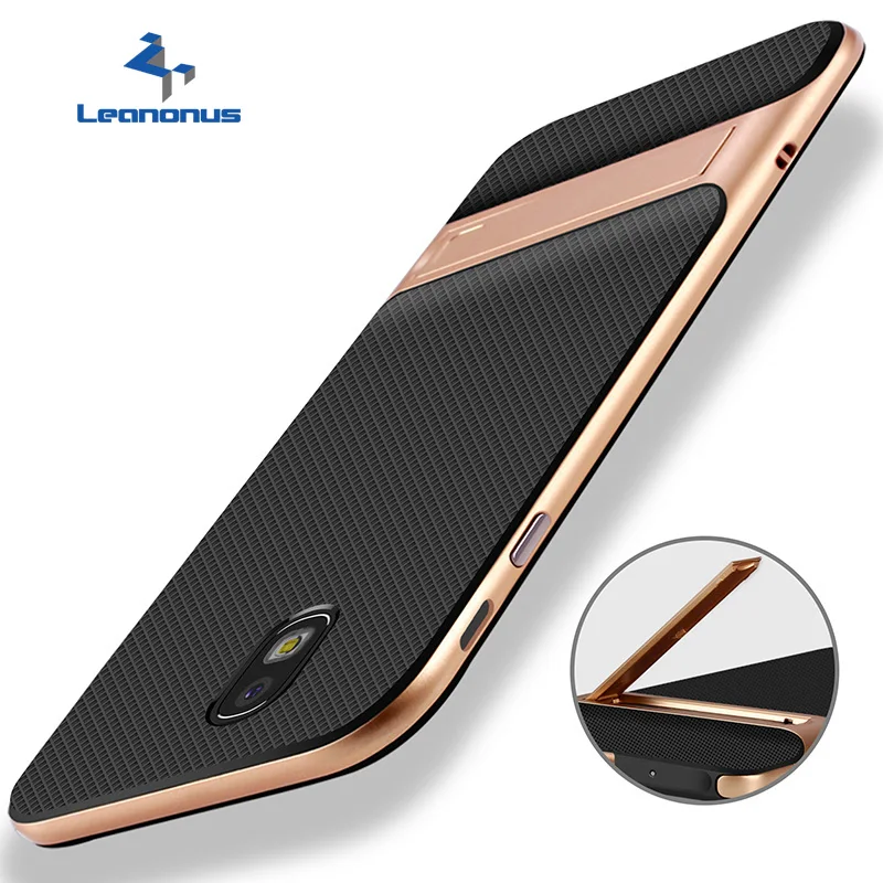 Гибридный чехол из ТПУ+ поликарбоната для samsung S8, S9 Plus, Note 8, J7Pro, J730, J7, чехол с подставкой и держателем, чехол на заднюю панель для samsung J5, J7