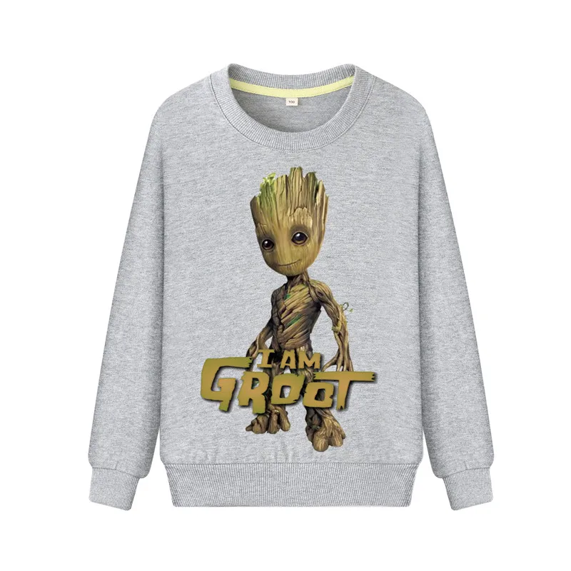 Детский свитер с героями мультфильмов I'm Groot одежда для малышей 100% хлопок топы