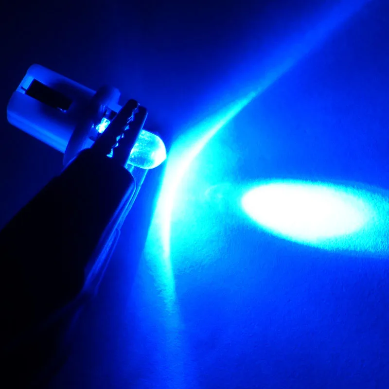 100 шт./лот b8.5 Led 1 SMD T5 Светодиодная лампа для приборной панели автомобиля лампочка