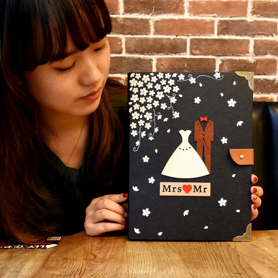 Новинка 2017 красивый фотоальбом сделай сам семейный для детей свадеб влюбленных |