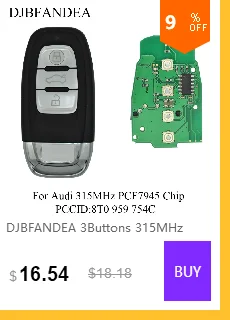 DJBFANDEA 2 кнопки откидной Складной автомобильный чехол для дистанционного ключа для Ssangyong Actyon SUV Kyron аксессуары для ключей