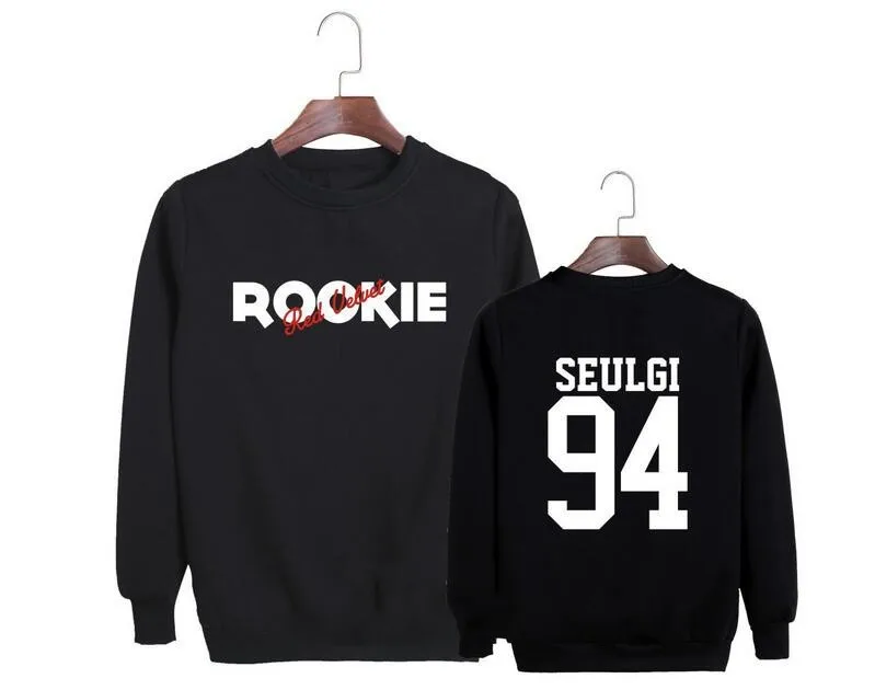 2018 черный бархат серии mini4 ROOKIE с круглым вырезом harajuku Толстовка каваи kpop Розовый