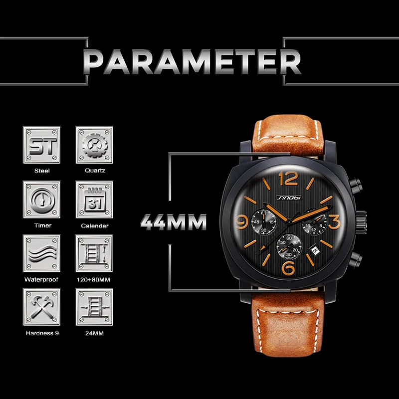 Мужские кварцевые часы с кожаным ремешком на ремешке|watch brand|watch brand menwatch f |