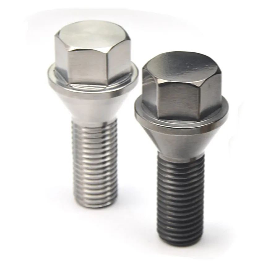 Титановый болт для автомобиля DIY Ti болты Φ M12 шаг 1 5/1 25 мм Ti/черный цвет