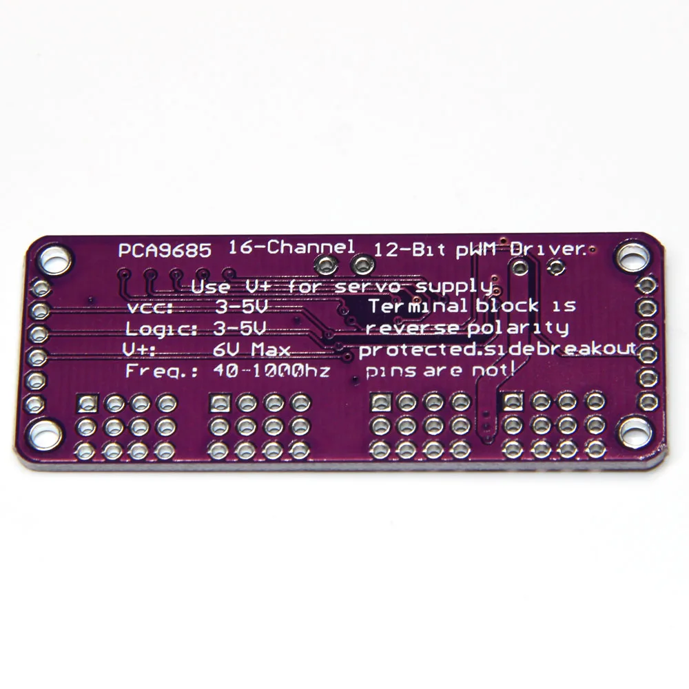 16-канальный 12-битный модуль PWM/Servo Driver-I2C интерфейс PCA9685 для arduino или Raspberry pi shield module