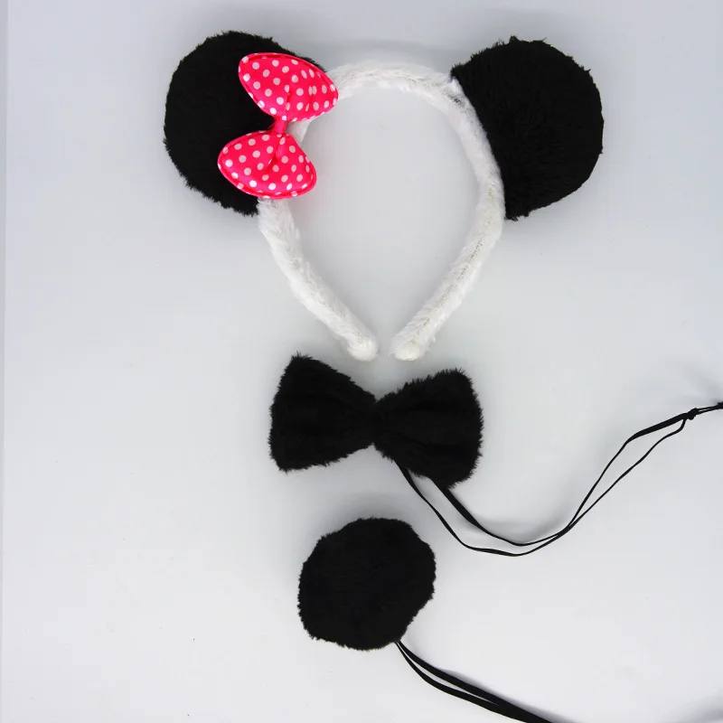 

Black White Panda Headband Hair Band Animal Ear Cosplay Hair Accessories For Kids Party Favors Gift Christmas New Year