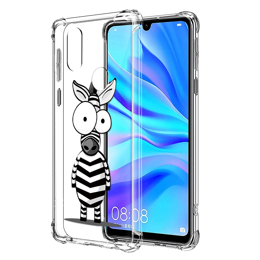 ТПУ подушка безопасности для Животные для huawei P20 P30 P9 P10 плюс Коврики 20 9 10 Lite Pro Чехол для Honor 8X9 10 Y9 P Smart Nova 3 3i 4 Чехол