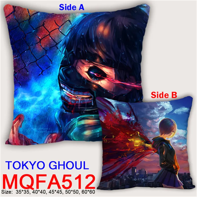 Одежда с надписью TOKYO GHOUL декоративные подушки 45X45CM нестандартные конструкции