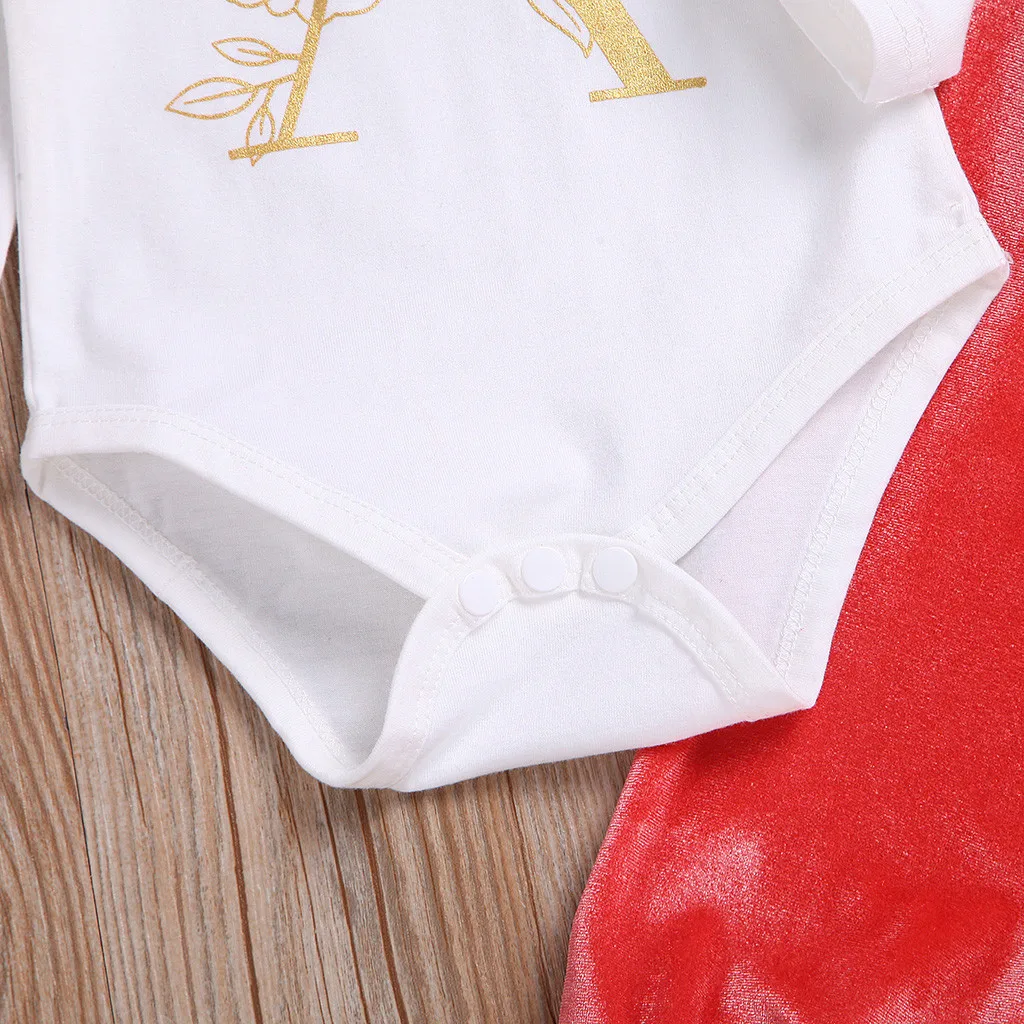 2019 Brand New Infant Toddler Baby Girl Boy Cotton Outfit Clothes Romper Tops Pants Hair Band Set Outfits 3Pcs L1214 | Детская одежда и