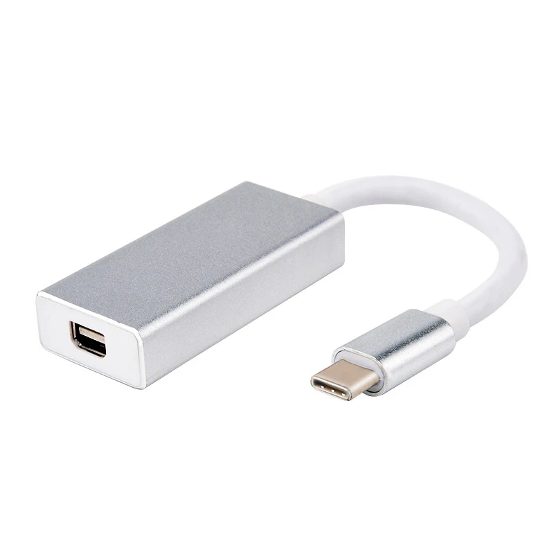 USB C к Mini DP 4K 60Hz 3 1 Type Мини адаптер портов дисплея Thunderbolt конвертер для MacBook