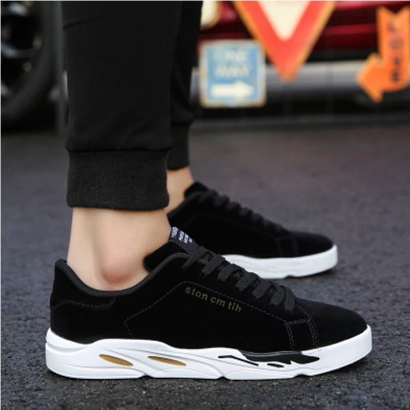 Mingpinstyle Men's Casual Shoes Summer Solid Fashion Low Help Male Round Head Character Daily Sneakers | Обувь