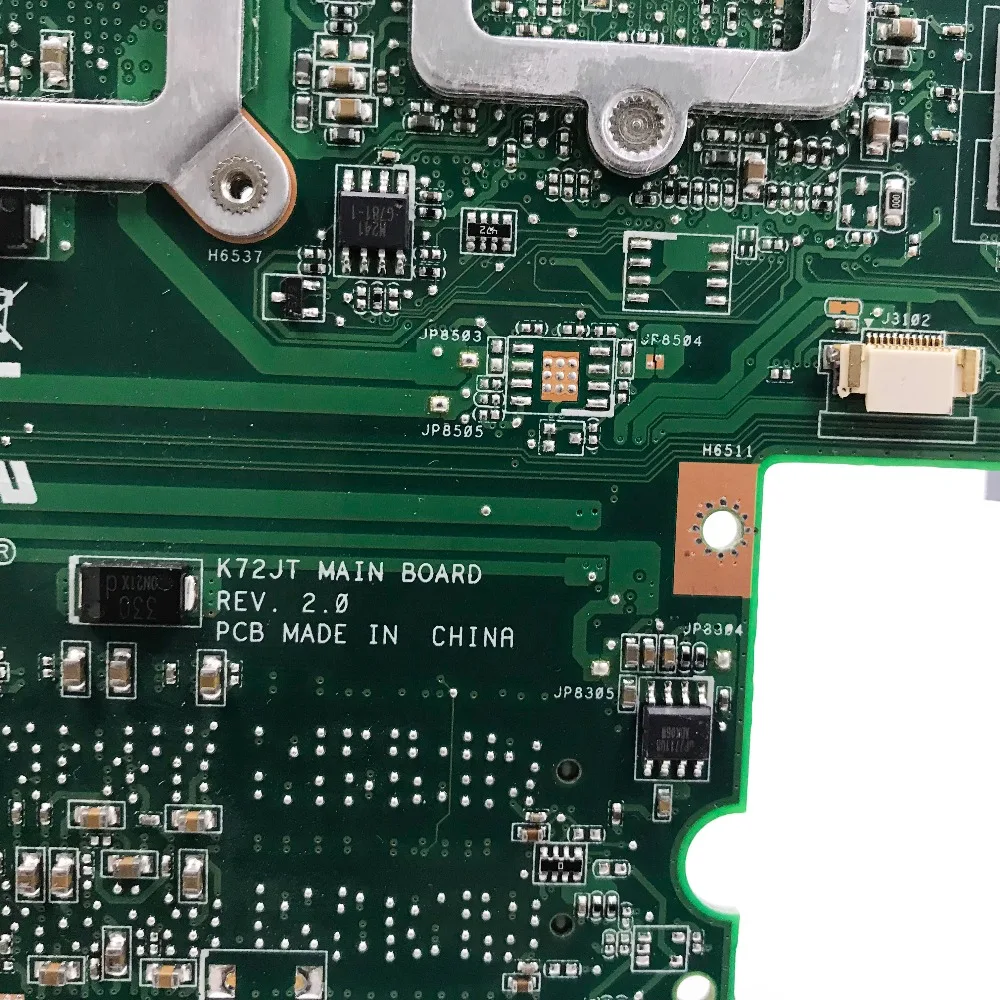 KEFU K72JT материнская плата для Asus K72JK K72JU K72J X72J K72JR ноутбука REV 2 0 8 memory PM тестовая