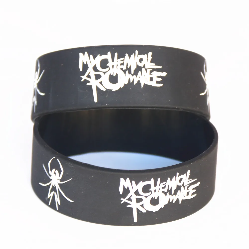 Браслет мужской резиновый с рисунком My Chemical Romance 1 шт. SH065 горячая Распродажа |