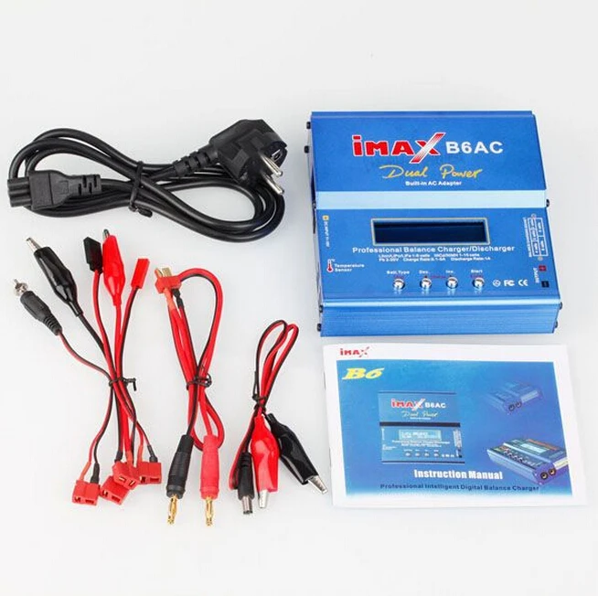 Цифровой iMAX B6AC 80 Вт Lipo NiMH Зарядное устройство/разрядное зарядное устройство